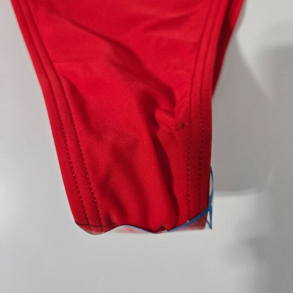 South Beach essentials knot front bikini bottom‎ in red - Size 10 - Picture 6 of 7